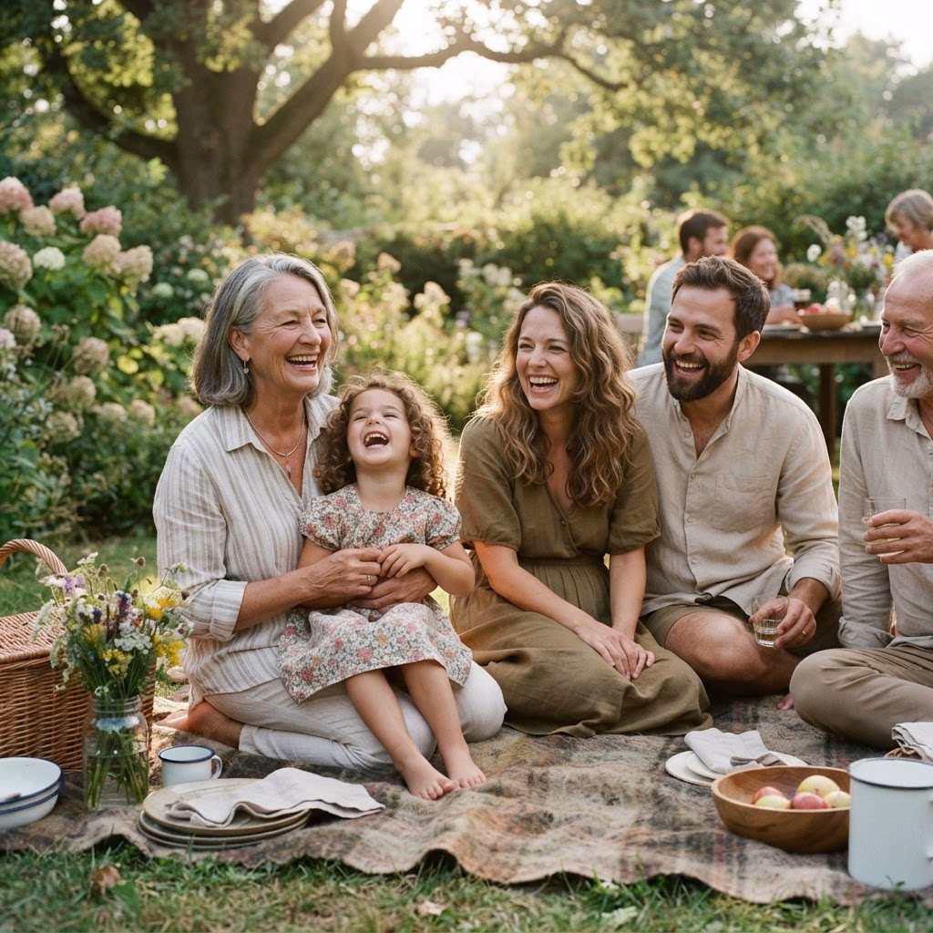 A family making memories together